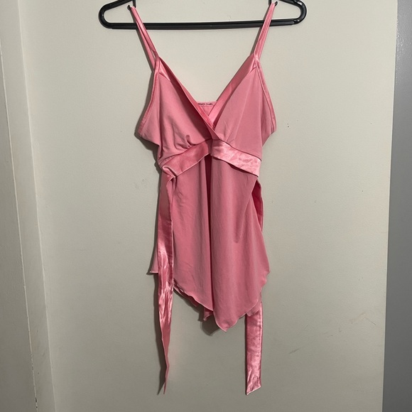 Pink silk top - Picture 1 of 2